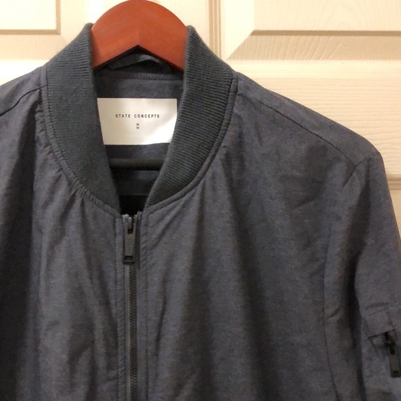 preloved in Excellent Condition Mens Bomber Jacket - Picture 2 of 3